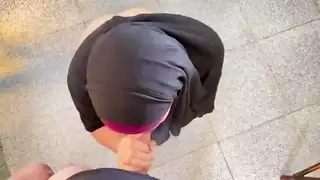 الغش على زوجتي العربية المسلمة مع حجابها