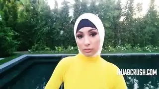 في الحجاب طعم الديك لأول مرة