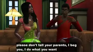 الأخ يمارس الجنس مع أخته عندما تكون نائمة ويعطي بوسها عميقًا