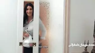 زوجة تنغمس في شؤون مكتب زوجها السمين مايكل فيغاس، كارلا لين، سارة عربي